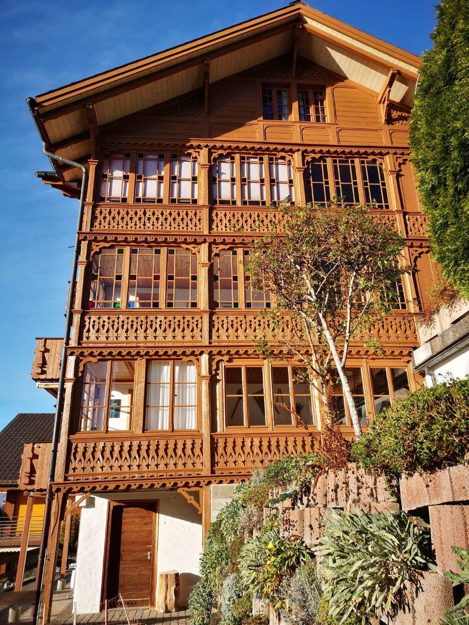 Wooden Building in Beatenberg